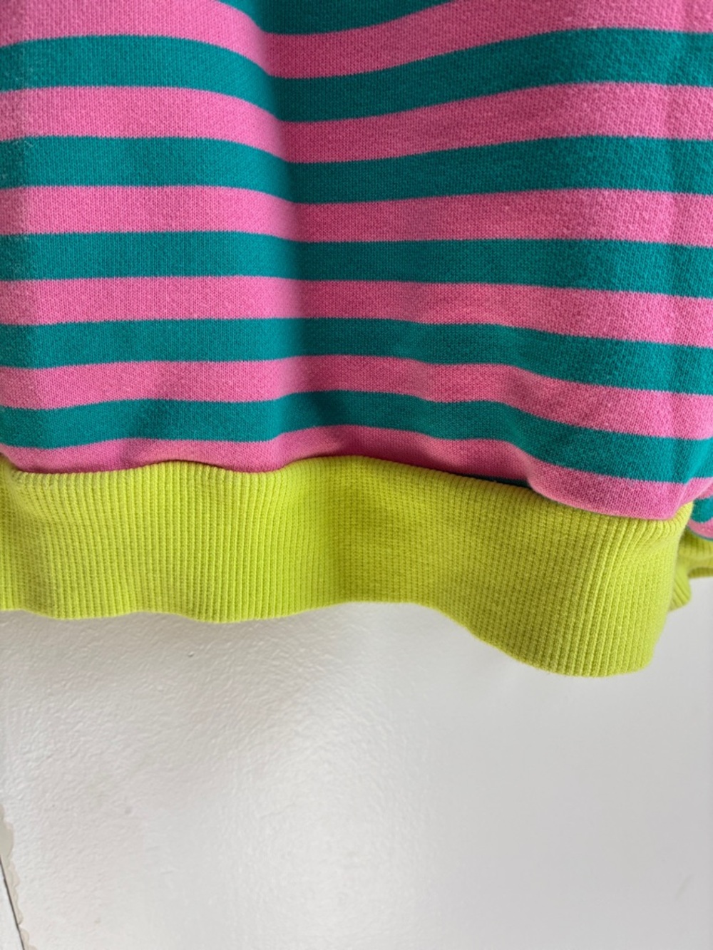 UEU Oversized Striped Crewneck Long Sleeve Color Block Pullover
Sweatshirt - Picture 11 of 11